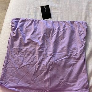Purple fashion nova tube top